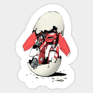 Oldskool Valk Hatchling - Milia VF-1J TV Style Sticker